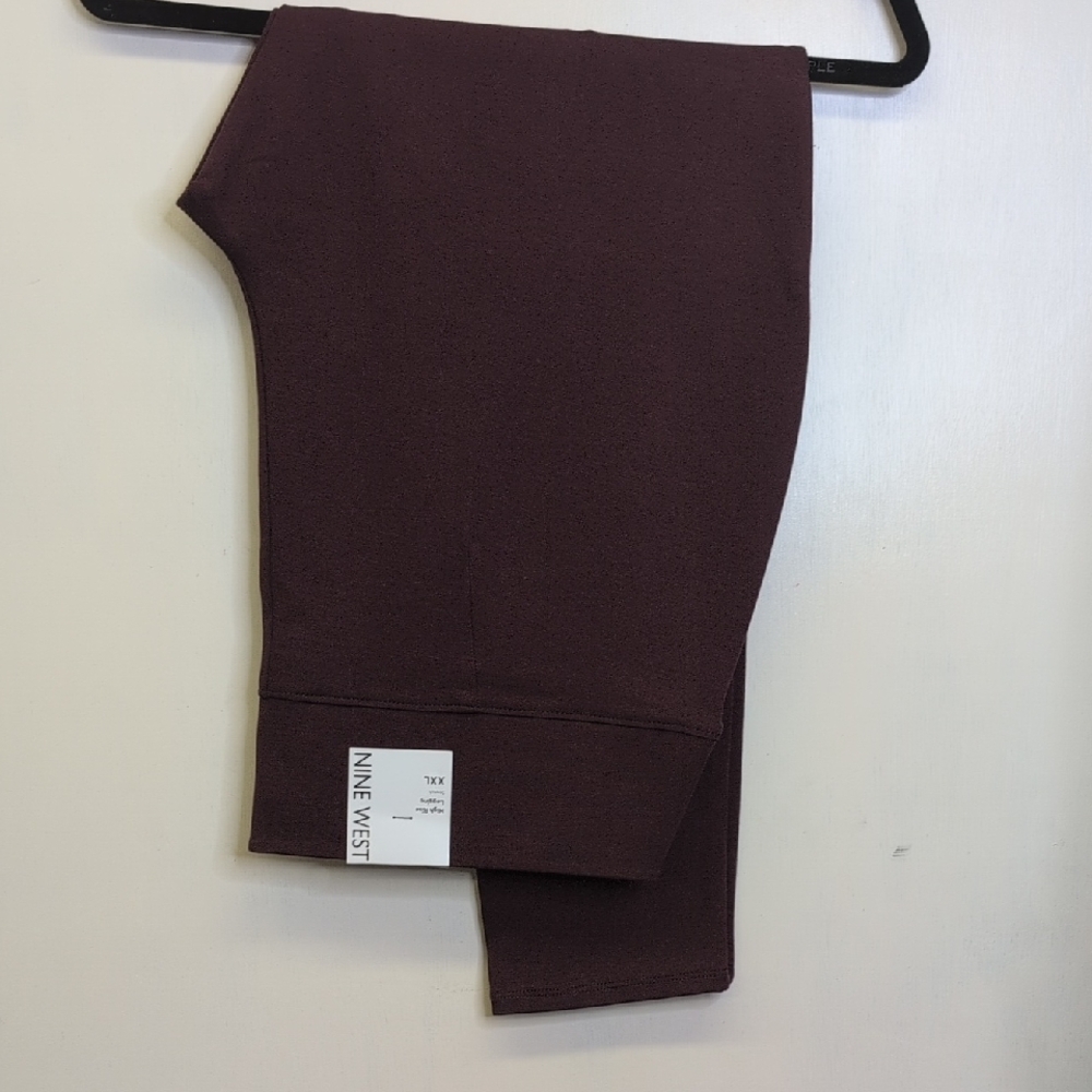 Nine West Dark Plum Leggings